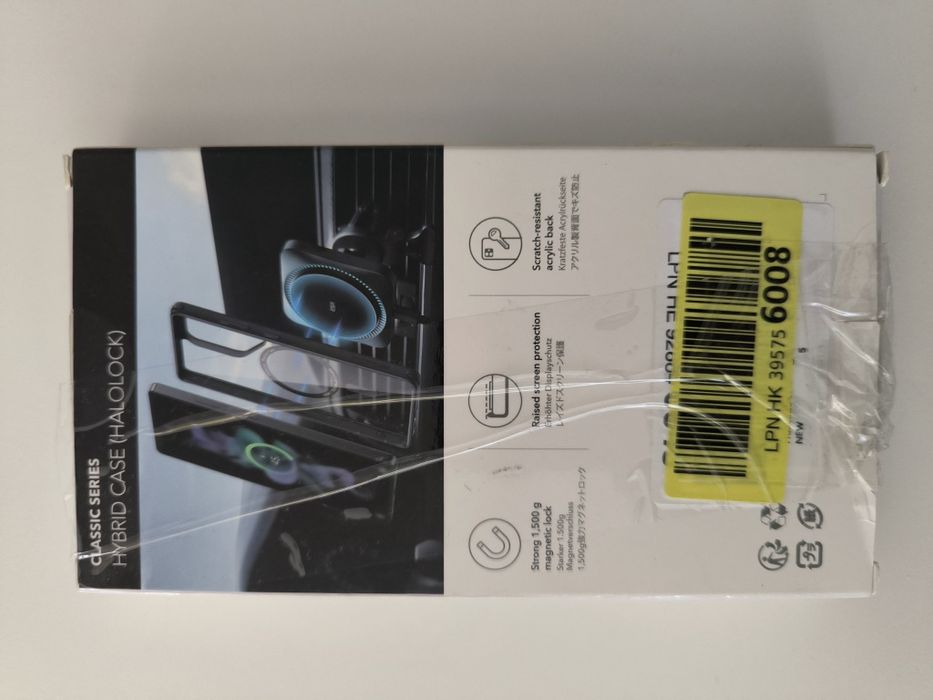 ESR Hybrid Case HaloLock Classic for Galaxy S25 Ultra – Transparent – NEW64752396170753121