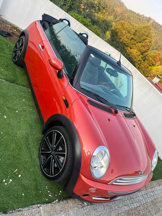 Mini Cabrio Laranja fogo
