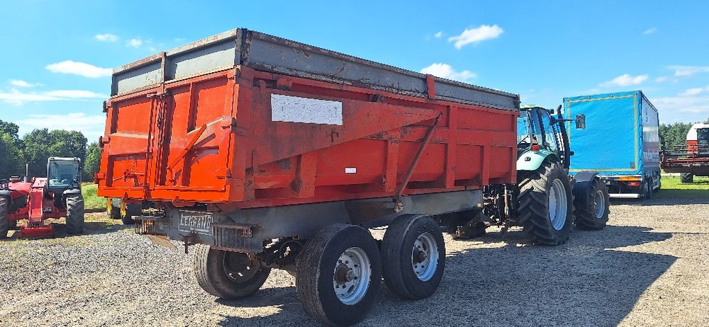 Przyczepa skorupowa leboulch 16.5t legrand 14t tandem wywrotka 6-10