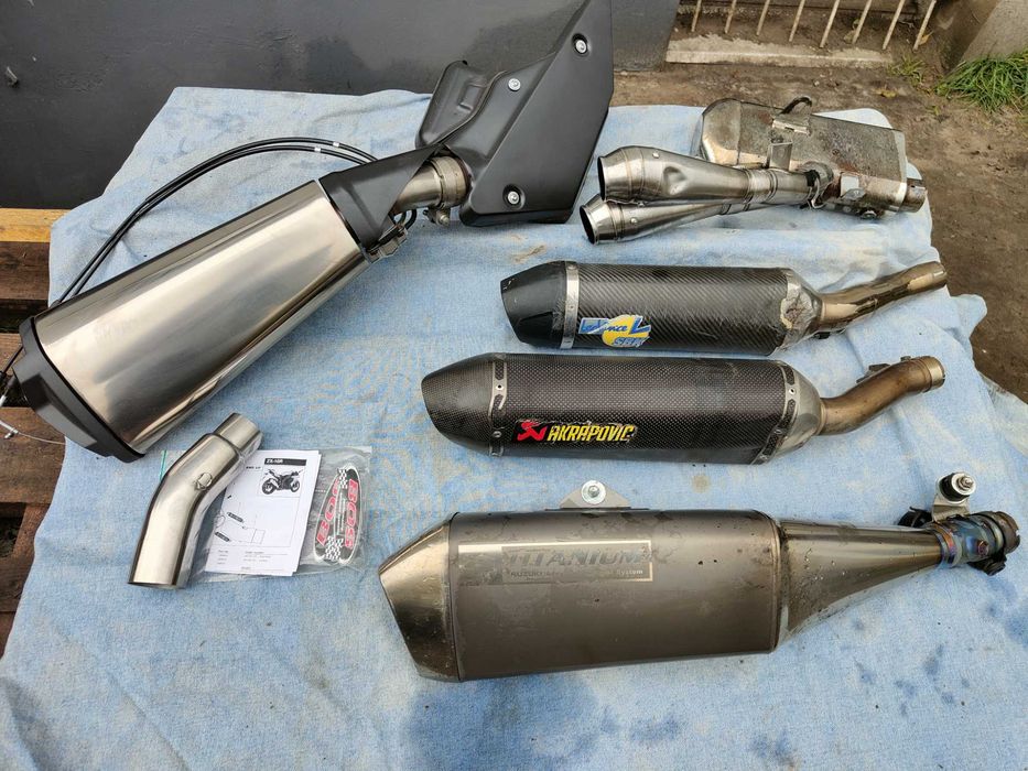 wydech tłumik Leo vince Carbon Akrapovic Laser zx10 gsxr 1000 k5 k6 or