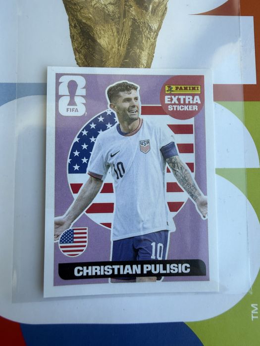 Panini World Cup 2026 Extra Sticker - Doku, Valverde, Pulisic, Davies, Son, Jimenez