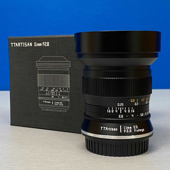 TTArtisan 11mm f/2.8 Fisheye ED | Canon EF | NOVA | 3 ANOS DE GARANTIA