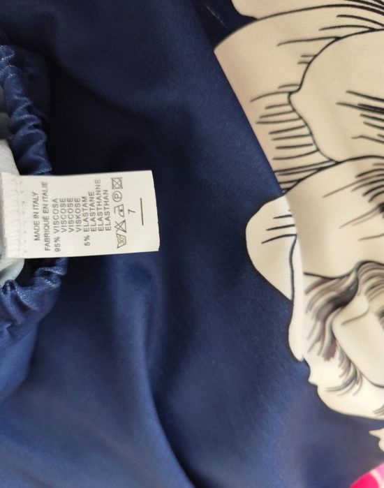 Włoski komplet bluzka hiszpanka i spódnica WISKOZA