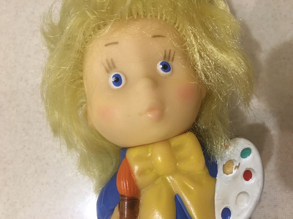 Резиновые игрушки ссср, цена за1шт,просто стояли,ими не играли, 14,5см