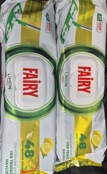 Chusteczki do sprzątania Fairy cytrynowe