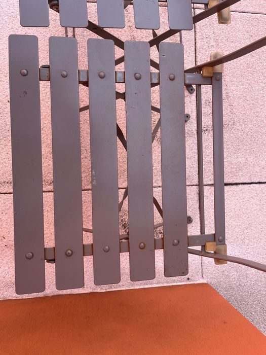 2 Cadeiras de Metal Dobráveis – Estilo Bistrô