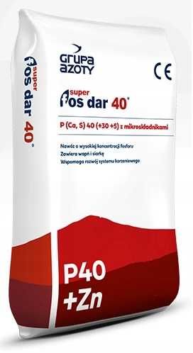 Fosdar Super fosdar, superfosfat wzbogacony bigbag lub worek, fosdar40