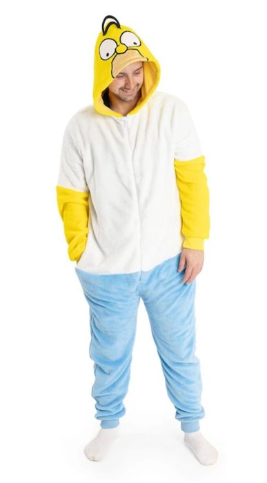 Костюм Піжама Гомер Сімпсон Кенгурумі Сліп Чоловічок The Simpsons XL/2XL