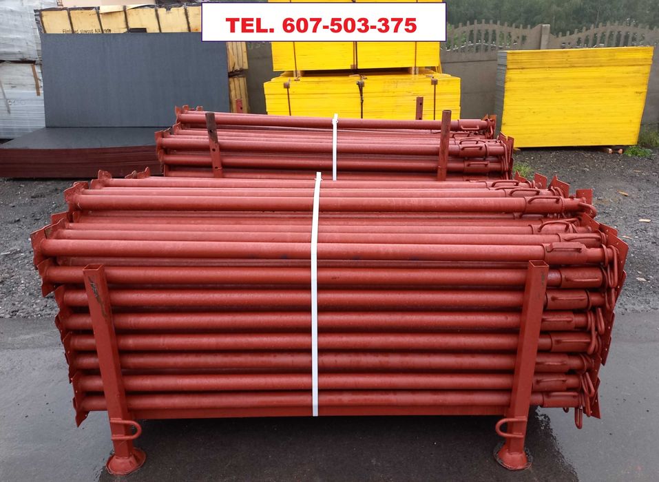 Głowice Stemple Budowlane Sklejka Szalunki Podpory Trójnogi Dźwigar