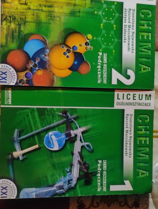 chemia trzy tomy zestaw rozszerzony, gigant   staluszka książka, używane