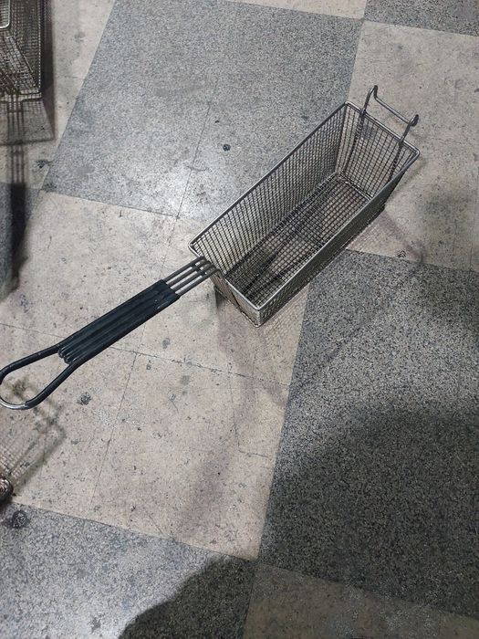 Cesta para fritar aço inox