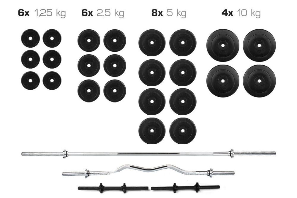 Штанга + Гантели Набор 120 кг