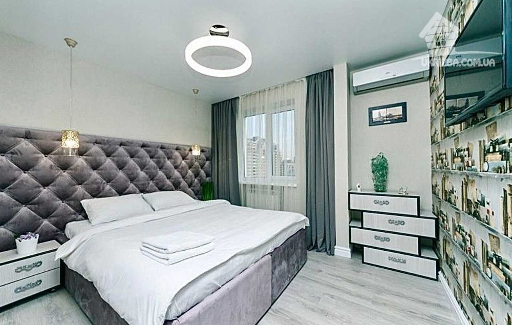 3к.Лесі Українки 14а, дизайнерський ремонт, джакузі, 2 окремі спальні