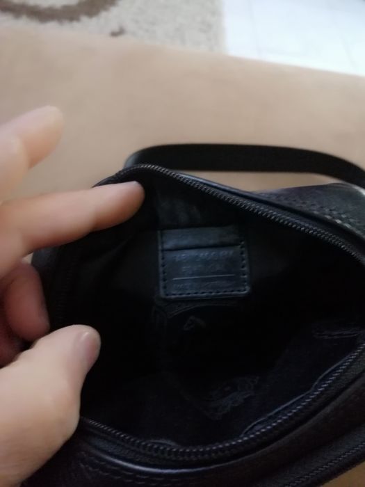 Mala cavalinho pele preta