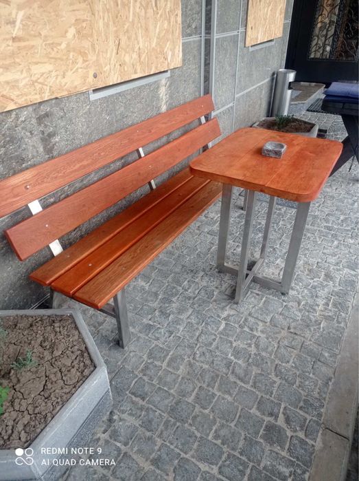 Стол и лавка скамейка