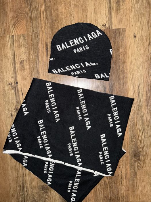 Шапка шарф Balenciaga набор