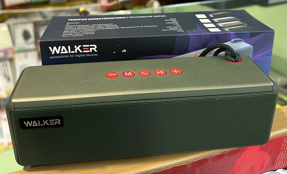 Портативная Bluetooth Колонка Walker WSP-130 Green