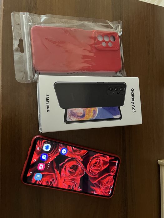 Samsung galaxy a23 128 gb 2 чохла годинник galaxy active 2 в подарунок в ідеалі