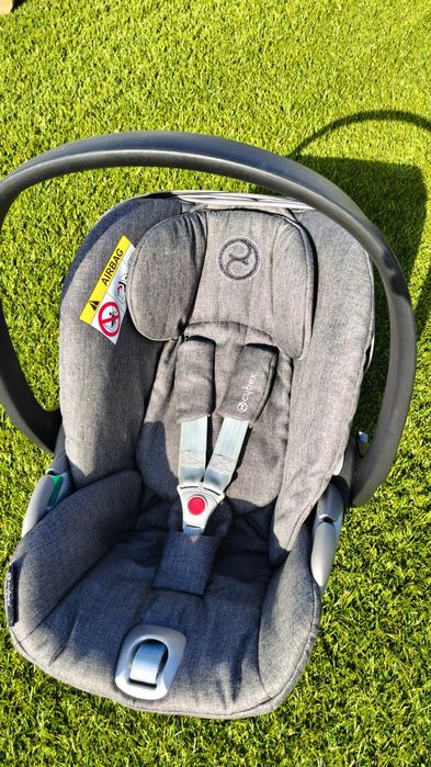 Trio Cybex Priam Rose Gold + Base T  ISOFIX + 2 Ovos + Extras (Solução 2 Carros)