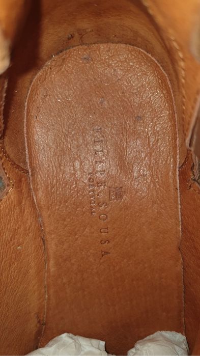 Botins pele, novo, tamanho 38, marca Filipe Sousa