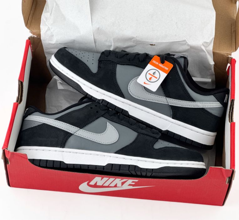 Кросівки Nike Dunk Low Black Light Smoke Grey  IB3079-001