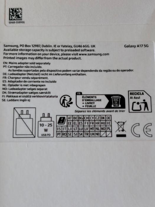 Samsung Galaxy A17 5G – 128GB | Novo, selado!