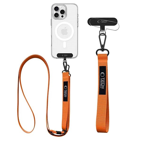 Tech-Protect C6S Rope Crossbody Cosmic Orange