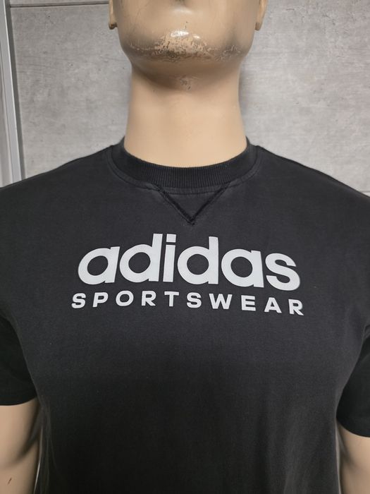 Koszulka męska T-shirt Adidas Sportswear czarna rozmiar M