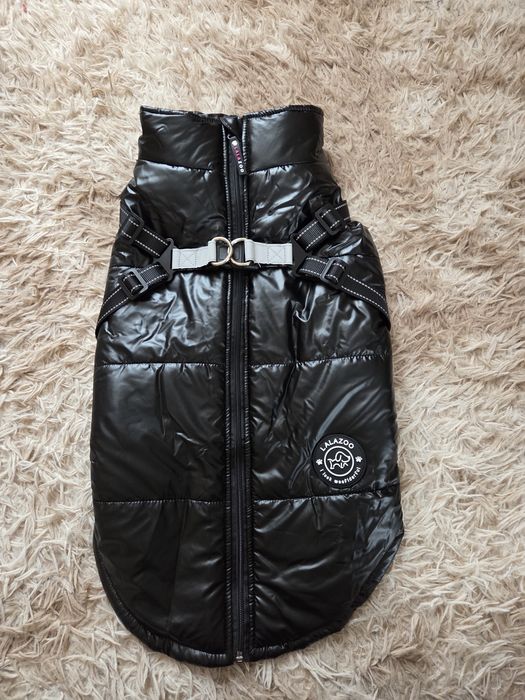 Kurtka puchowa dla psa z szelkami 55 cm