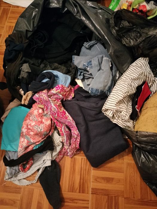 Trapos/tecido/roupa/sobras por atacado