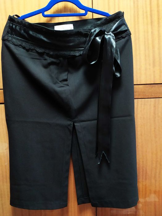 Спідниця-карандаш чорна (міді)