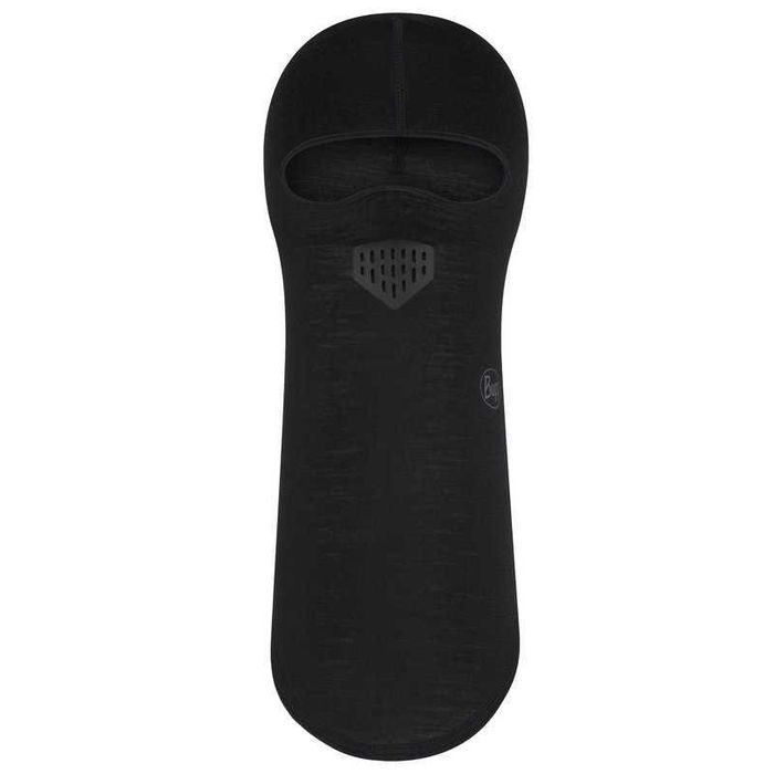 Kominiarka Buff Lightweight Merino Wool Balaclava Solid Black