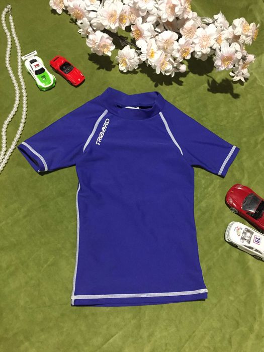 Футболка детская для плавания Аквафутболка decathlon 102-109 на 3-4 г