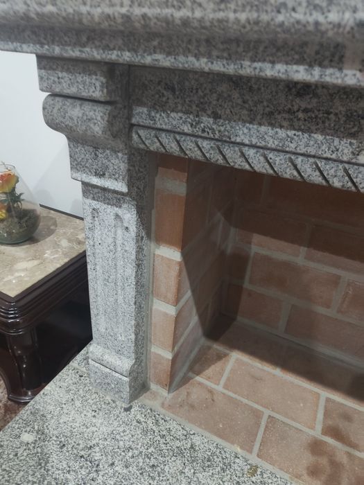 Pedra lareira como nova
