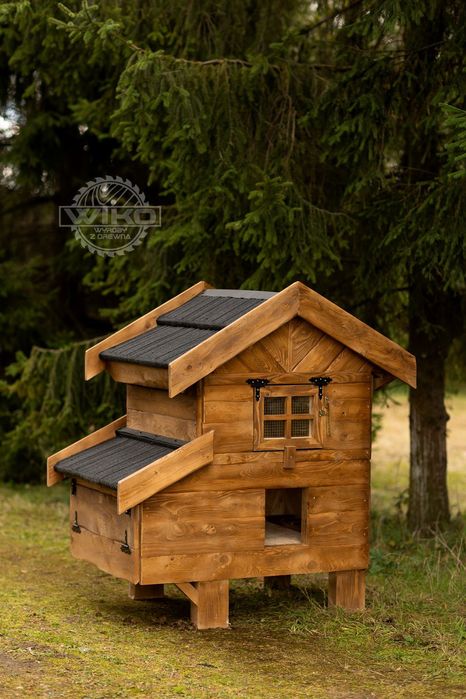 Kurnik dla 4-8 kur kaczek perliczek deska sosna, świerk, ocieplony!