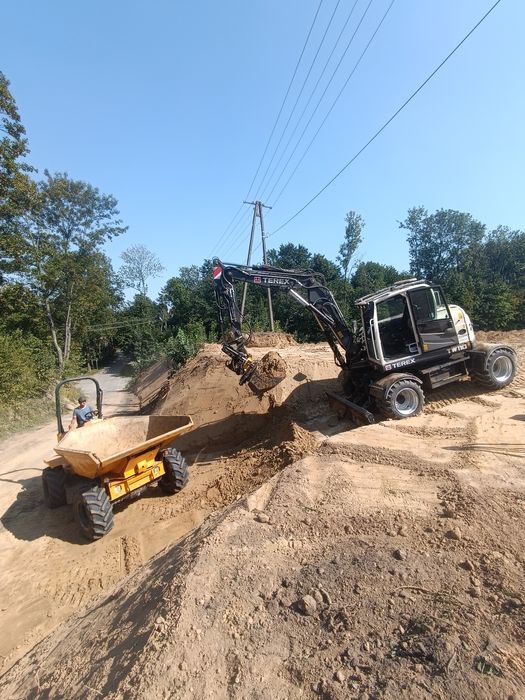 Prace ziemne kostki brukowe,Oczyszczalnie,Szamba, drenaże,Sieci i pr