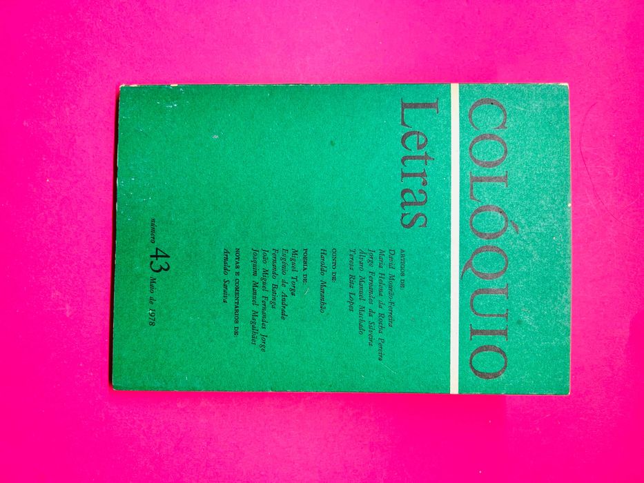 COLÓQUIO Letras 43