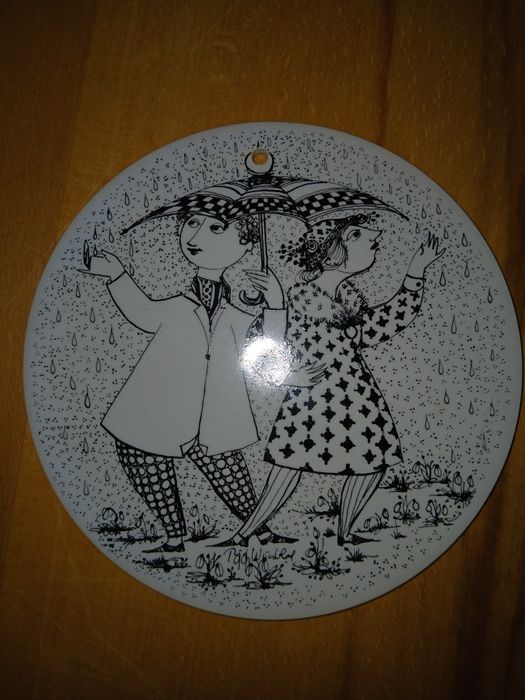 Porcelanowy medalion