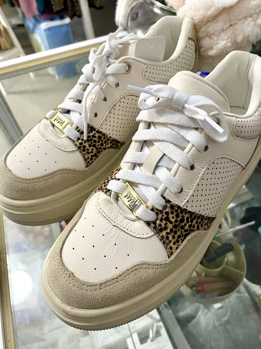 Tenis Marina Mello n.38 pele bege/tigre