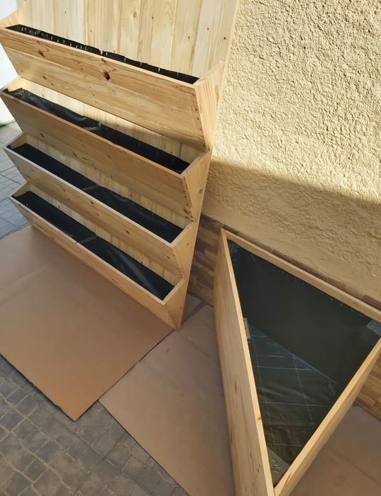 Horta floreira vertical