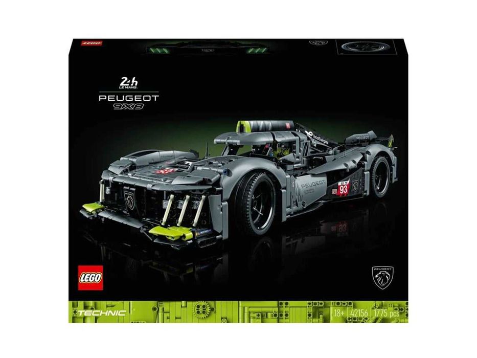 LEGO Technic 42156 – Peugeot 9X8 Hybrid Hypercar - Completo - ORIGINAL