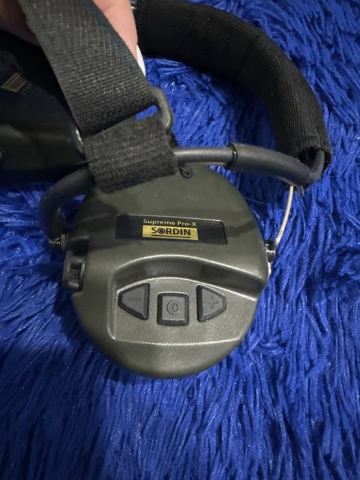 Активные наушники Sordin Supreme Pro X з задним держателем (76302-X-S)