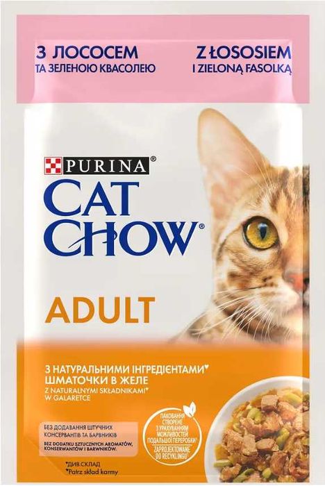 Вологий корм,пауч для котів Cat Chow 85 г