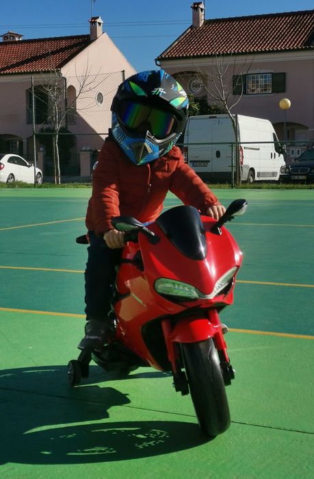 Moto Elétrica Criança 12v - Estilo Ducati