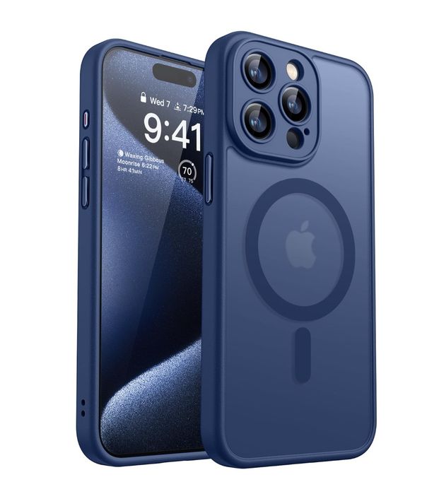 CANSHN Magnetyczne etui na iPhone'a 15 Pro, kompatybilne z MagSafe