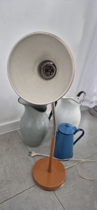 Polska lampka biurkowa Polam Pniewski  Rudkiewicz prl loft retro