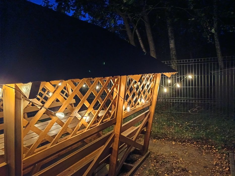 Вулична гірлянда з лампочками Едісона