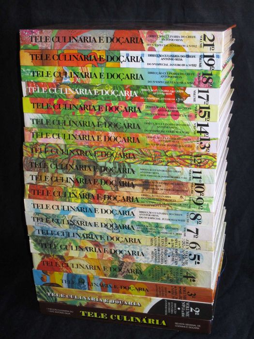 Livros TeleCulinária e Doçaria Chefe Silva Tele Culinária
