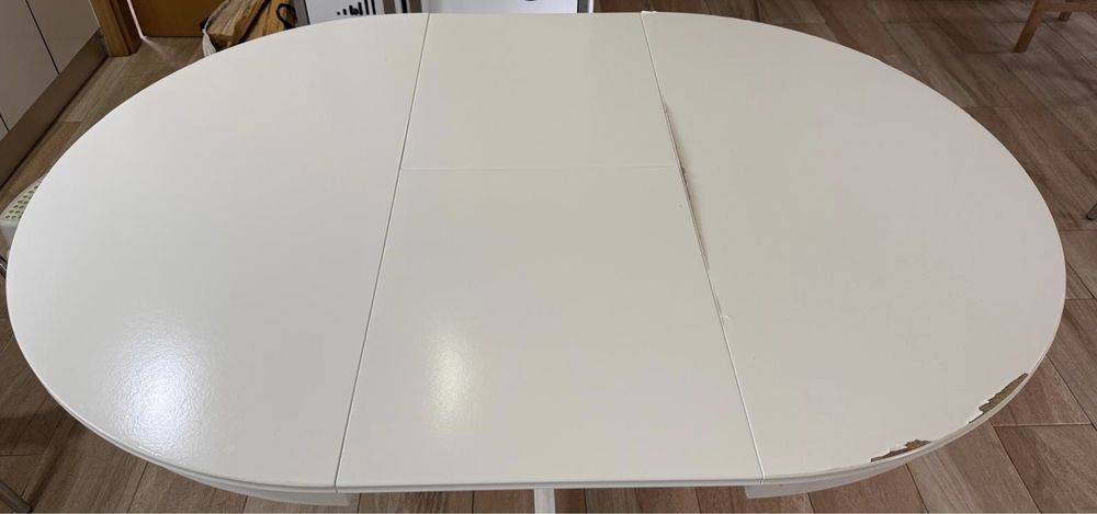 Mesa redonda ikea branca