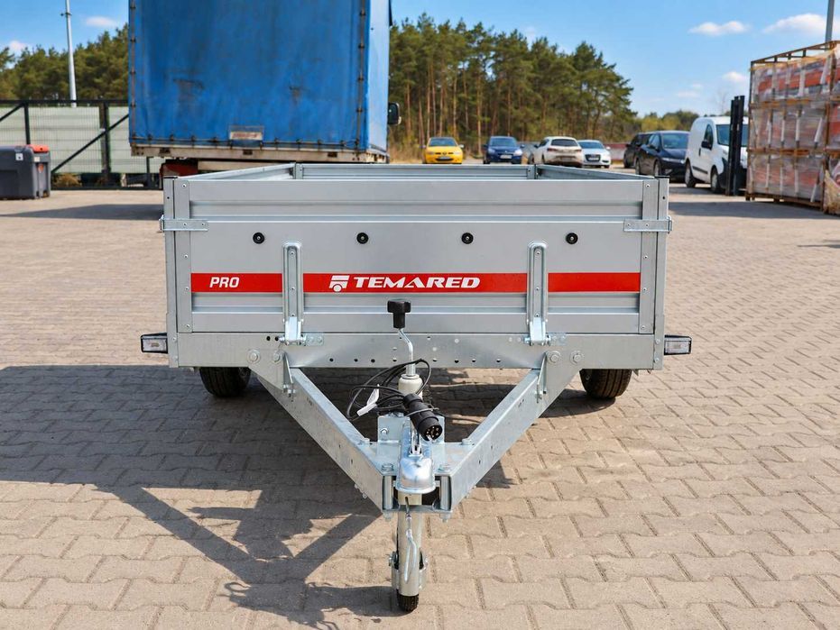 Przyczepa jednoosiowa TEMARED PRO 2612 264x126 cm lekka DMC 750 kg